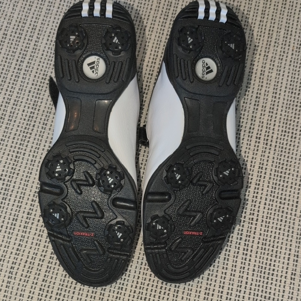 Golf Spikes: Adidas Black and White Fitfoam - Picture 5 of 5